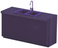 Black Double-Basin Sink with Black Marble Top.png
