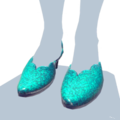 Turquoise Scaled Stilettos m.png