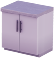 White Double-Door Counter with Gray Marble Top.png