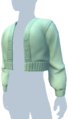 Blue-Green Cropped Cardigan m.png