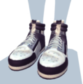 White and Black Basketball Sneakers m.png