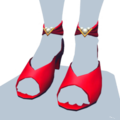 Red Pearl-Clasp Heels m.png