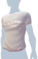 Loose White Playful Pluto T-Shirt m.png