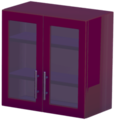 Red Double-Door Glass Top Cupboard.png