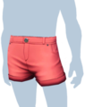 Pink Rolled-Cuff Jean Shorts m.png