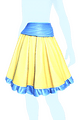 Blue Silk Ruffle Skirt.png