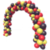 Yellow, Red and Black Balloon Arch.png