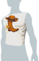 White "There's a Boot on my Shirt" Tank Top m.png