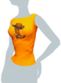 Orange "There's a Boot on my Shirt" Tank Top.png