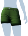 Green Rolled-Cuff Jean Shorts.png