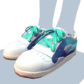 Turquoise Flatbottom Sneakers m.png