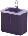 Black Single-Basin Sink with White Marble Top.png