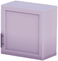 White Single-Door Top Cupboard — Left Handle.png