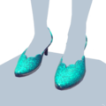 Turquoise Scaled Stilettos.png