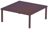 Square Dark Wood Dining Table.png
