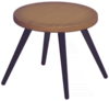 Round Wooden Side Table.png