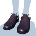 Black and Silver Claw Shoes m.png