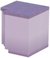 White Corner Counter with Gray Marble Top.png