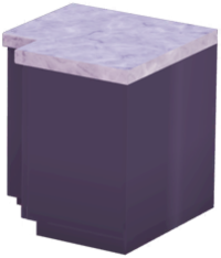 Black Corner Counter with White Marble Top.png