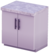 White Double-Door Counter with White Marble Top.png