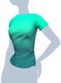 Plain Turquoise T-Shirt.png