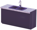 Black Double-Basin Sink with White Marble Top.png