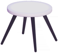 Round White Side Table.png
