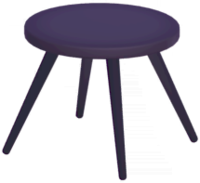 Round Black Side Table.png