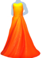 Golden Orange Sweetheart Strapless Gown m.png