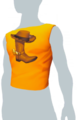 Orange "There's a Boot on my Shirt" Tank Top m.png
